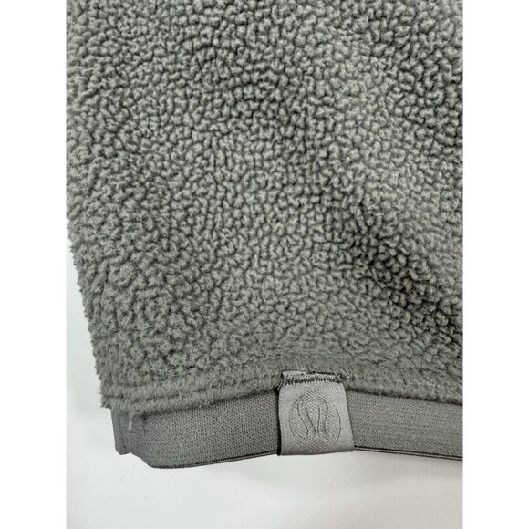 Lululemon Mens Oversized Fit Fleece Half Zip Pullover Size Medium Gray - Picture 5 of 8